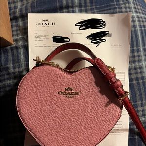 COPY - Coach heart shaped purse